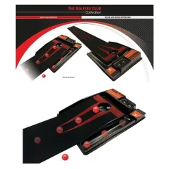 Golfers Club Deluxe Putting Mat With Automatic Ball Return