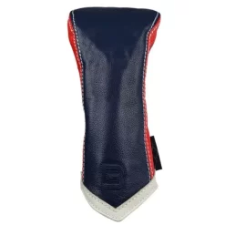 Sun Mountain Golf Sun Mountain Leather Fairway Head Cover - Navy White Red