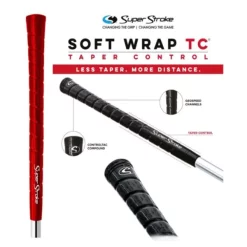 Superstroke Soft Wrap TC Golf Grip - Red Standard