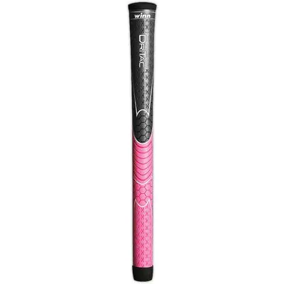 Winn Grips Winn Dri-Tac Ladies Golf Grips - Grey/Pink