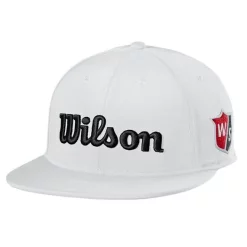 Wilson Golf Wilson Staff Tour Flat Brim Cap - White