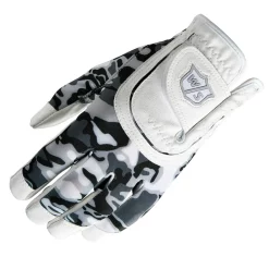 Wilson Golf Wilson Staff Junior All-Fit Glove - White/Black Camo